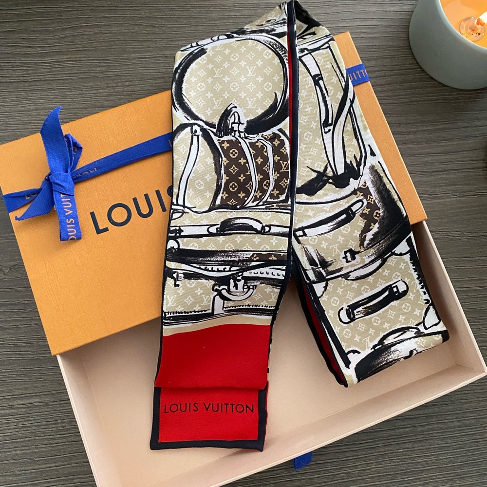 Louis Vuitton Trunks Silk Bandeau